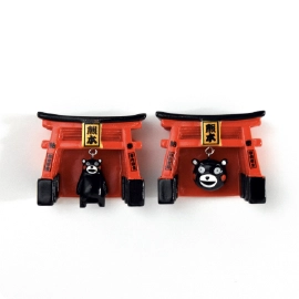 くまモン 鳥居マグネット